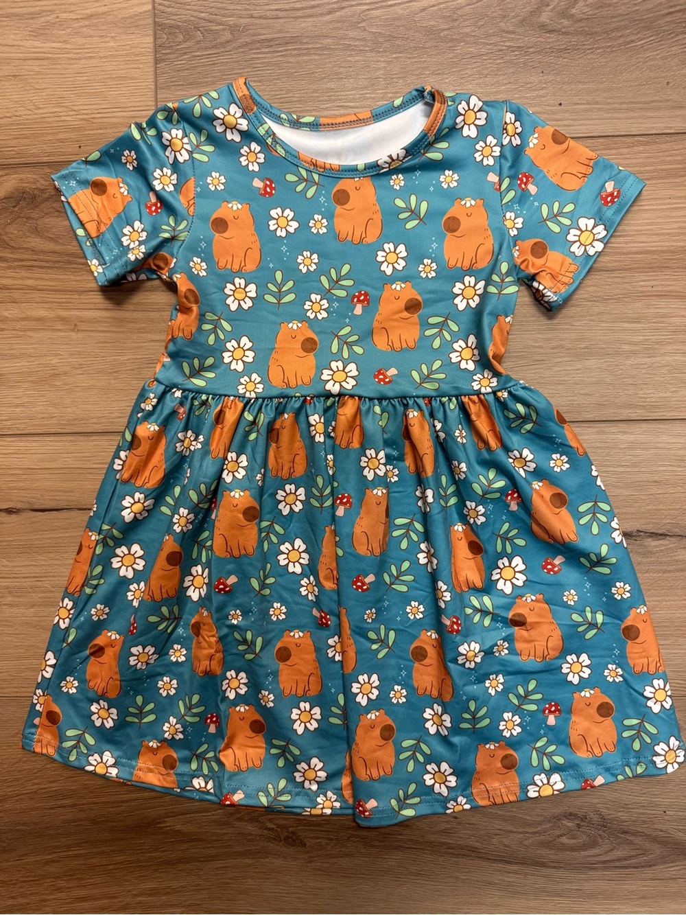 Capybara themed dress